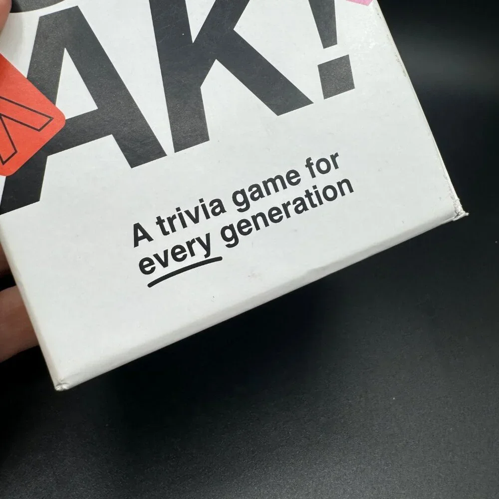 GENSMAK! Party Game - Engaging Multi-Generational Trivia Game with Comedic Hints